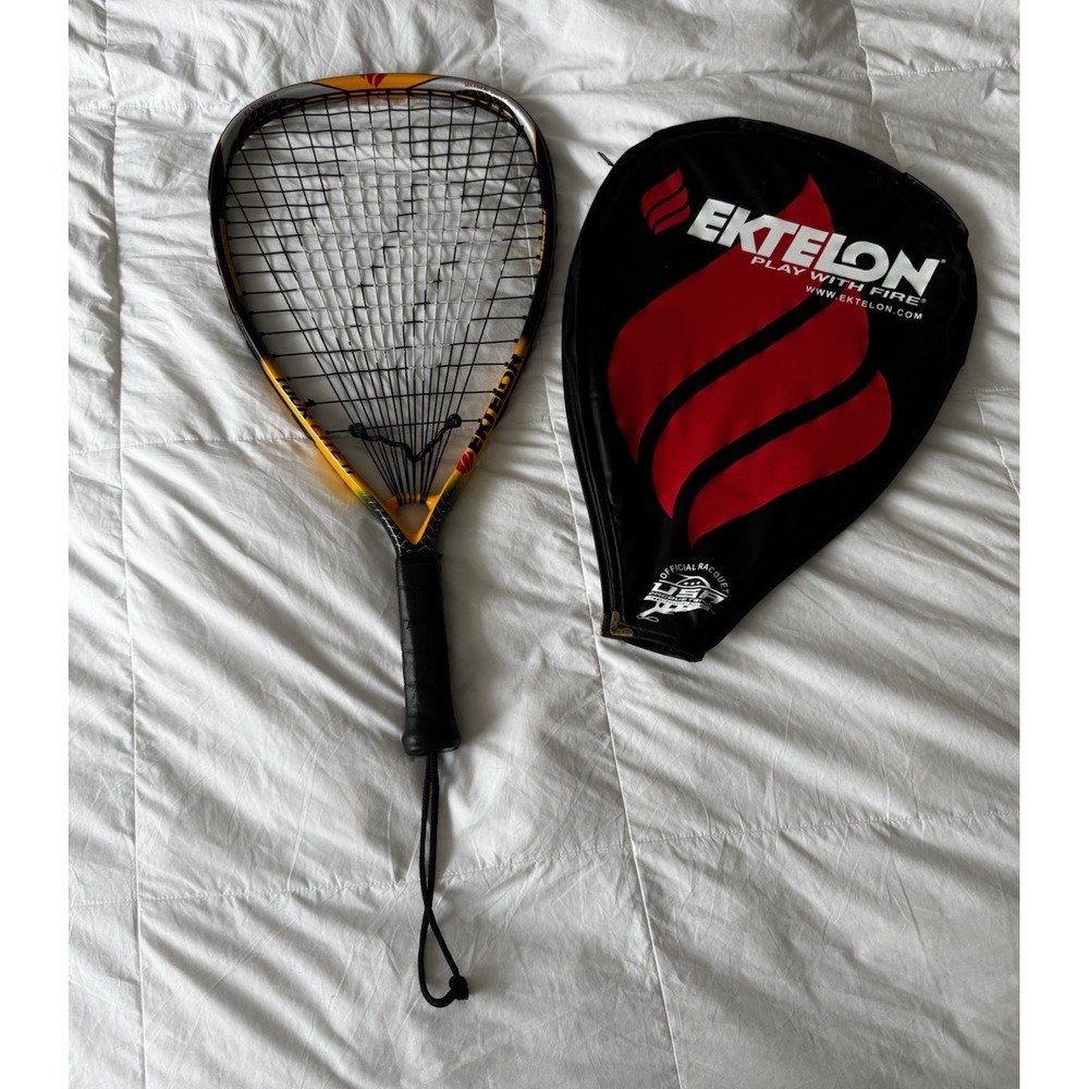 Ektelon RacquetBall Racquet Powerfan Nitro 900 Power Level 22 Inches With Case